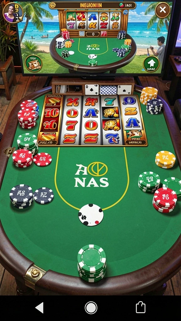 api33 - Screenshot menampilkan level pertama yang penuh warna dan menarik.