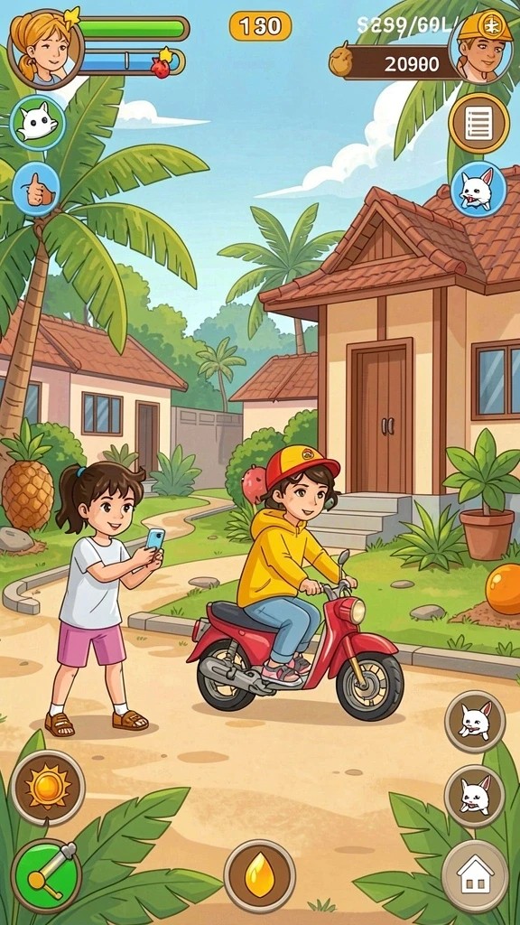 api33 - Screenshot memperlihatkan berbagai item yang bisa digunakan dalam permainan.
