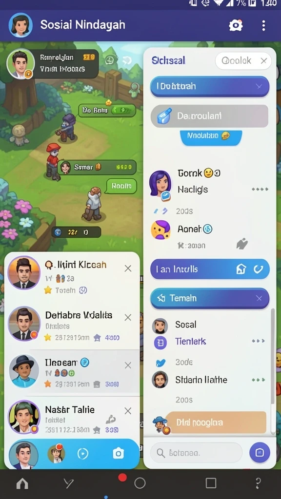 quarkplay - Fitur sosial yang menghubungkan pengguna di QUARKPLAY.